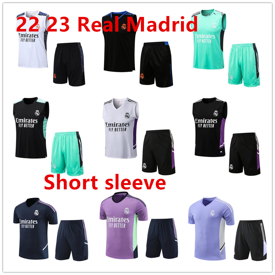 2023 New real MadridS Short sleeve Tracksuit set Training suit 22 23 Men and Kids Football Short sleeve Chandal Sutbol Survetement
2023 New real MadridS Short sleeve Tracksuit set Training suit 22 23 Men and Kids Football Short sleeve Chandal Sutbol Survetement
