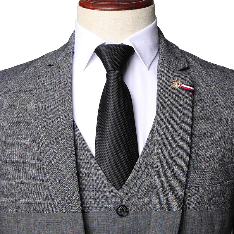 Men's Suits Blazers Men's Suit Business Work Formal Leisure Office Party Prom Party Groom Suit Ultra Thin Daily Life Grey Brown Single Breas