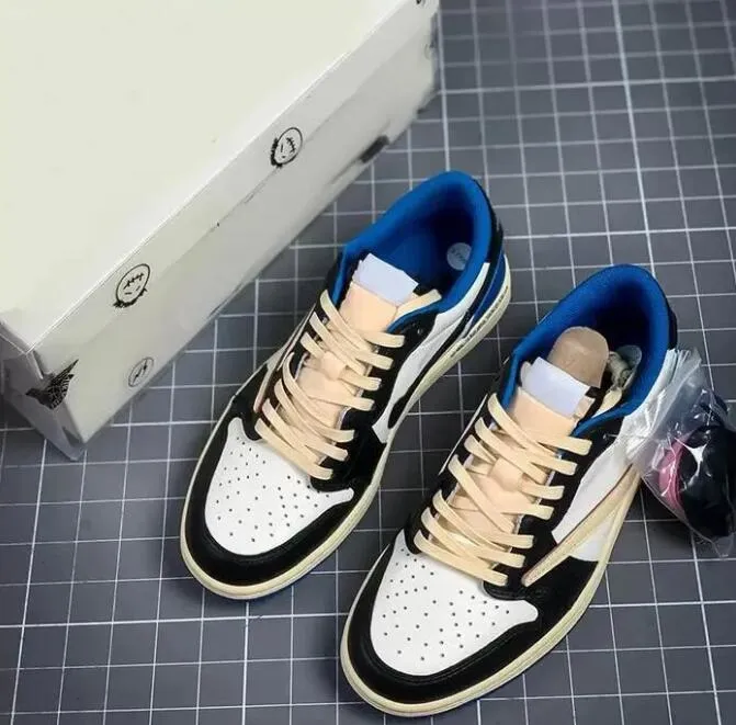 Shoes Travis Scotts X Fragment Design OG 1S Low Mens Basketball Luxury Designer Jumpman 1 Military Blue Womens Sneakers S16, #1
Shoes Travis Scotts X Fragment Design OG 1S Low Mens Basketball Luxury Designer Jumpman 1 Military Blue Womens Sneakers S16, #1