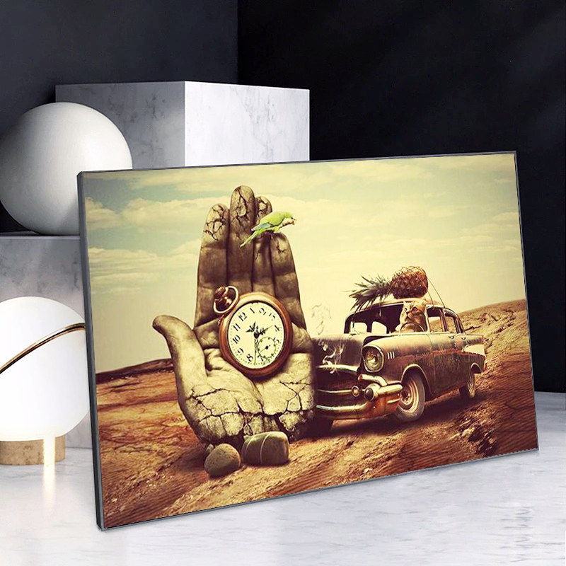 Canvas Painting Wall Decor Classic Art Salvador Dali Hand watch car pineapple parrot Prints Posters Wall Art For Living Room
Canvas Painting Wall Decor Classic Art Salvador Dali Hand watch car pineapple parrot Prints Posters Wall Art For Living Room