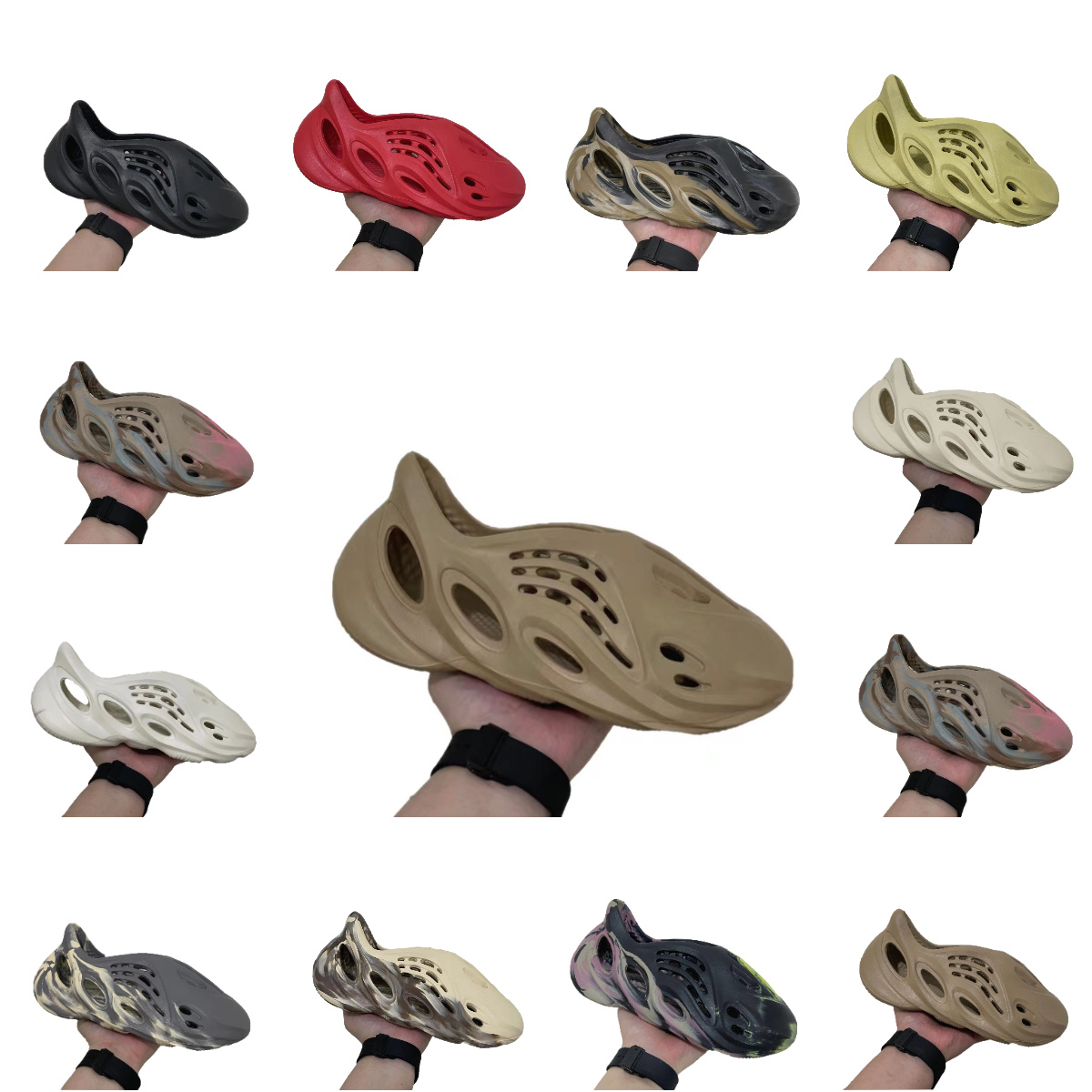 Men Women Designer Sandals Foam Runner RNR Yeezys Yezzys Yeezzys Onyx Stone Sage Sand Ochre Sulfur MX Carbon Mineral Blue Vermillion Slides, 12
Men Women Designer Sandals Foam Runner RNR Yeezys Yezzys Yeezzys Onyx Stone Sage Sand Ochre Sulfur MX Carbon Mineral Blue Vermillion Slides, 12