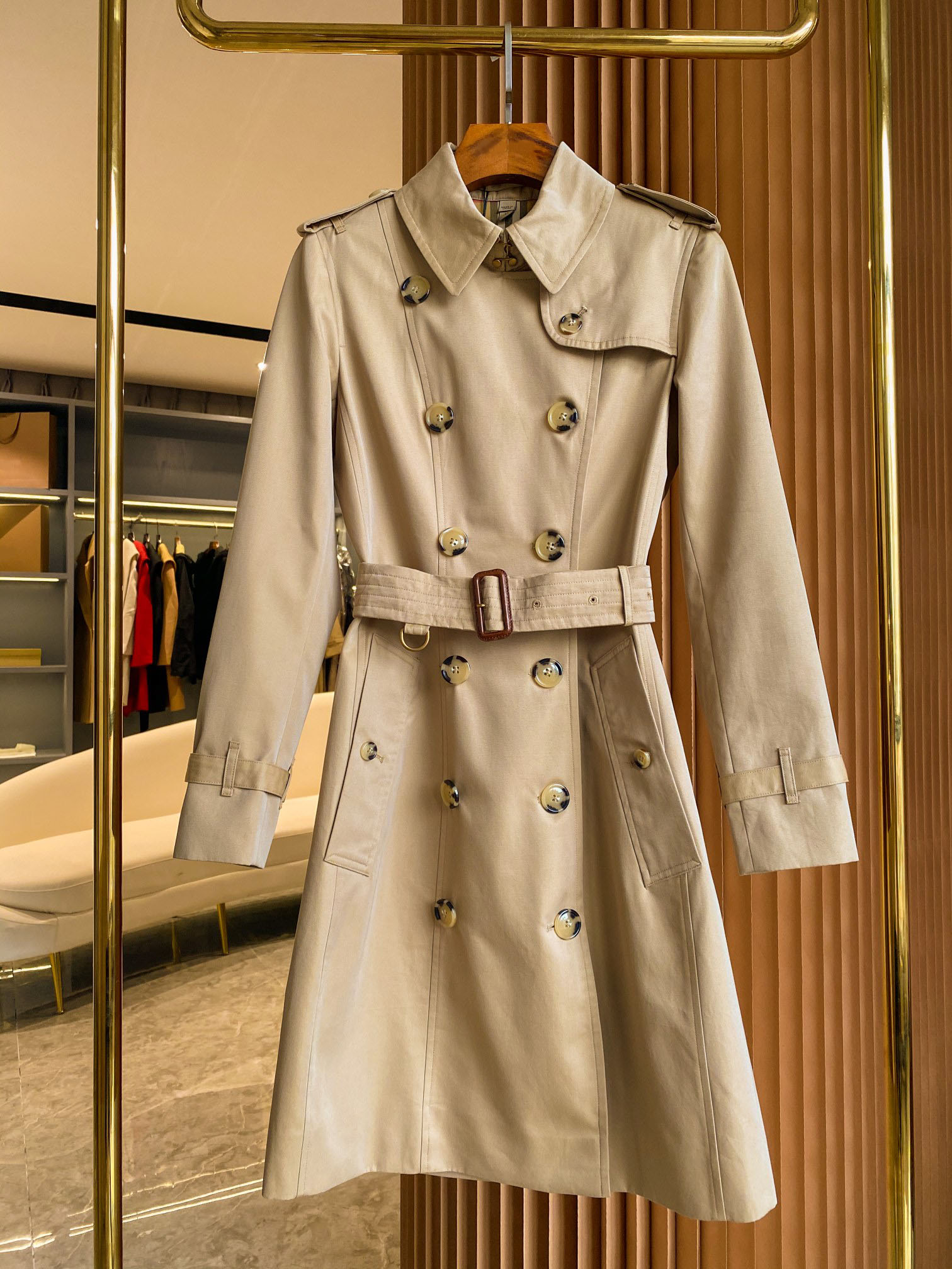 Women' Trench Coats HOT CLASSIC! WOMEN FASHION ENGLAND MIDDLE LONG Burb COAT DOUBLE BREASTED BELTED TRENCH FOR Women -XXL Khaki trench coat TB, Black
Women' Trench Coats HOT CLASSIC! WOMEN FASHION ENGLAND MIDDLE LONG Burb COAT DOUBLE BREASTED BELTED TRENCH FOR Women -XXL Khaki trench coat TB, Black