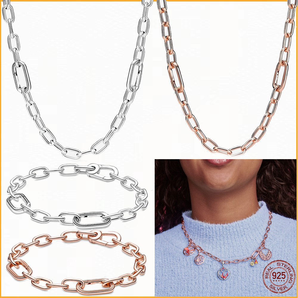 Pandora ME Link Chain Bracelet Necklace 925 Sterling Silver Fit Original Charm DIY Bracelet Necklace Jewelry Women's Birthday Gift
Pandora ME Link Chain Bracelet Necklace 925 Sterling Silver Fit Original Charm DIY Bracelet Necklace Jewelry Women's Birthday Gift