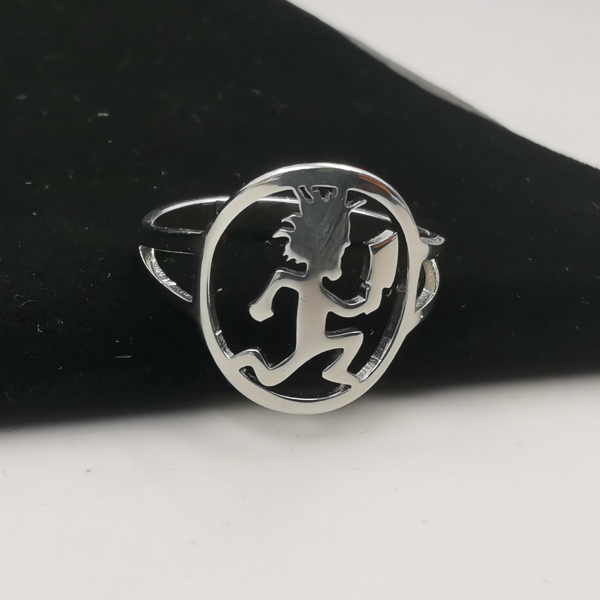 Mens Hatchetman ICP Ring Stainless Steel Fashion Polished Silver Juggalo Rings For Friends Jewelry 7-10# Christmas Gift for Friends