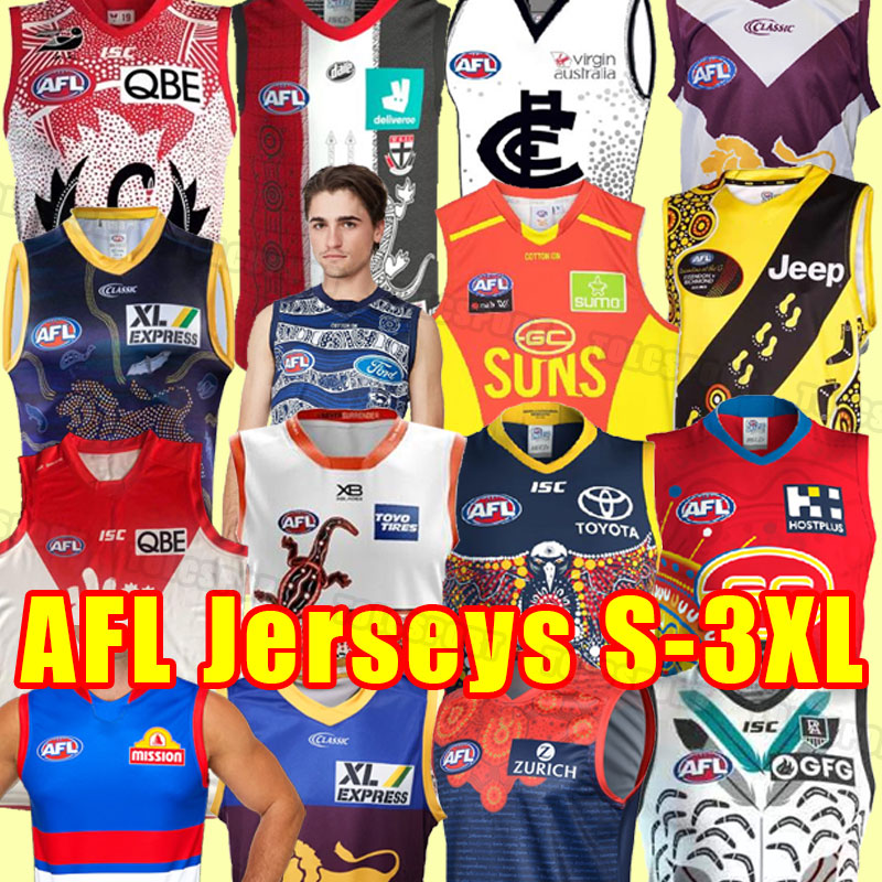 2022 2023 AFL West Coast Eagles rugby jerseys Essendon Bombers Melbourne Blues Adelaide Crows St Kilda Saints 22 23 GWS Giants GUERNSEY Tasmania geelong cats, As shown
2022 2023 AFL West Coast Eagles rugby jerseys Essendon Bombers Melbourne Blues Adelaide Crows St Kilda Saints 22 23 GWS Giants GUERNSEY Tasmania geelong cats, As shown