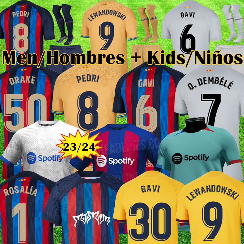 22 23 PEDRI LEWANDOWSKI soccer jerseyS 4th GAVI camiseta de futbol FERRAN 2023 2024 FC ANSU FATI ROSALIA barCELOnas ERIC football shirt men barca kit kids equipments, Home
22 23 PEDRI LEWANDOWSKI soccer jerseyS 4th GAVI camiseta de futbol FERRAN 2023 2024 FC ANSU FATI ROSALIA barCELOnas ERIC football shirt men barca kit kids equipments, Home