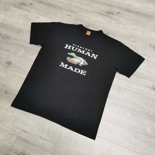 HUMAN MADE T Shirt Love Cartoon Flying Duck Dog Pig Slub Cotton Short Sleeved T-shirts for Men Women 3H0XE