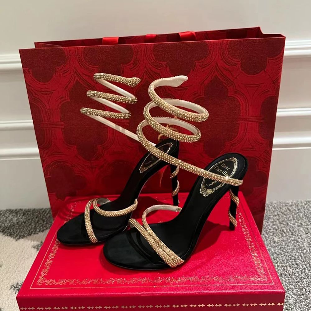 Crystals Embellished rhinestone Heels sandals Rene Caovilla Cleo 95mm Designers Ankle Wraparound women high heeled sandal flower rhinestone Evening shoes, 12#
Crystals Embellished rhinestone Heels sandals Rene Caovilla Cleo 95mm Designers Ankle Wraparound women high heeled sandal flower rhinestone Evening shoes, 12#