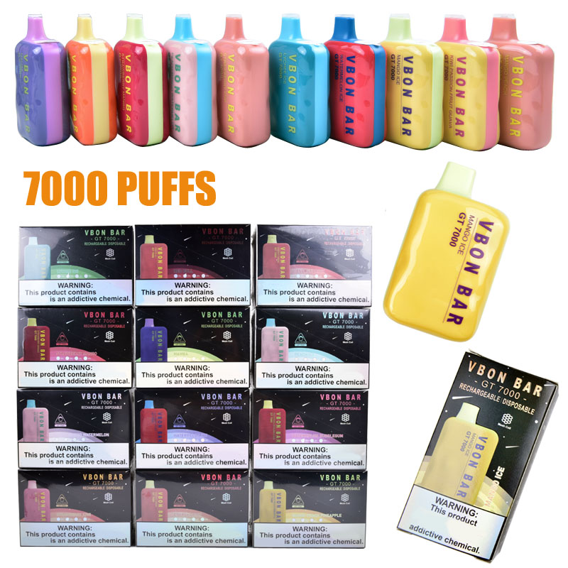 Original VBON 7000 Puffs Disposable E cigarettes Vape Pen Starter Kit 14ml Pod with Mesh Coil
Original VBON 7000 Puffs Disposable E cigarettes Vape Pen Starter Kit 14ml Pod with Mesh Coil