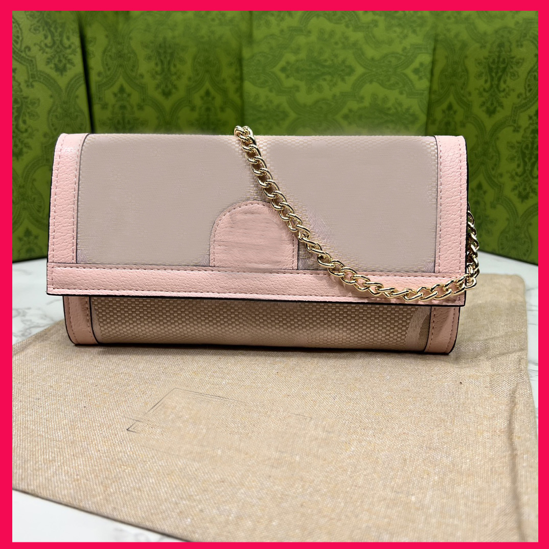 2023 New Womens Wallets Holders Purses High Quality leather women wallet long styles Zipper card Holder pink blue brown 4 color with box wholesale 523154
