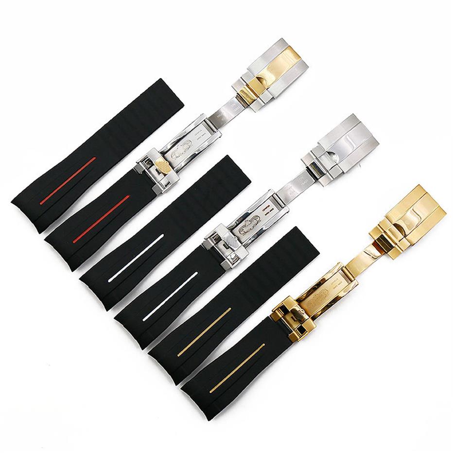 band Men's rubber strap 21mm folding buckle watch accessories for Rolex GMT ghost king Ancon waterproof silicone women217j
band Men's rubber strap 21mm folding buckle watch accessories for Rolex GMT ghost king Ancon waterproof silicone women217j