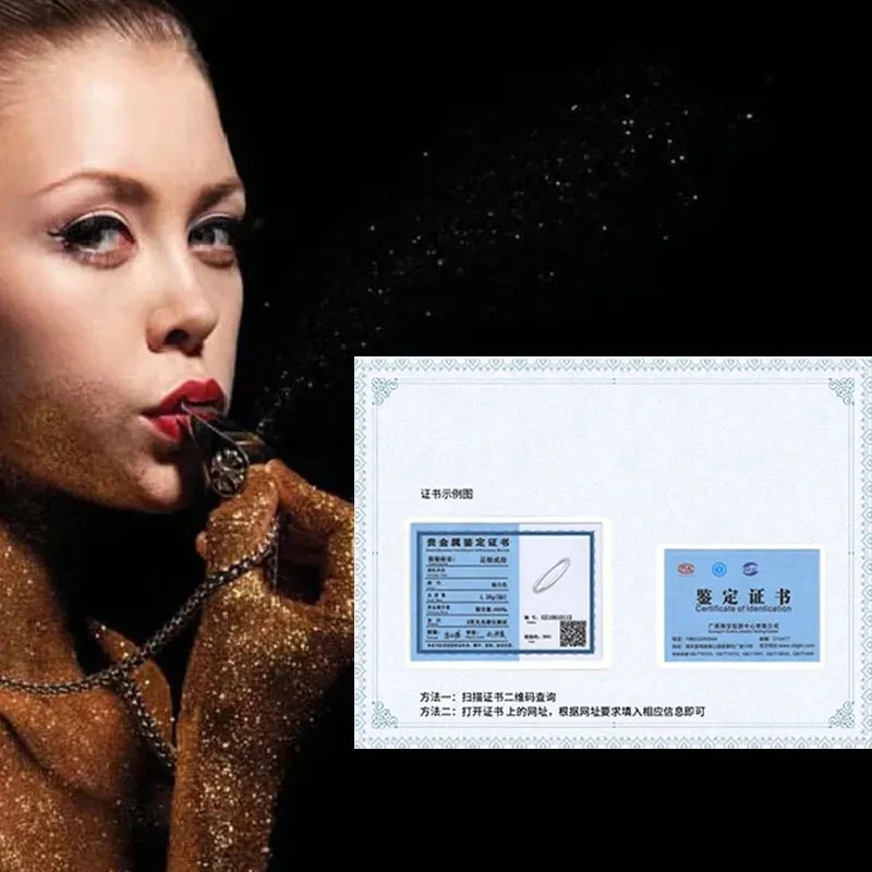 C81 S925 Sterling Silver Necklace Personalized Fashion Punk Hip Hop Style Jewelry Gold Plated Chain Set with Blue Diamond Cross Flower Letter Shape Gi