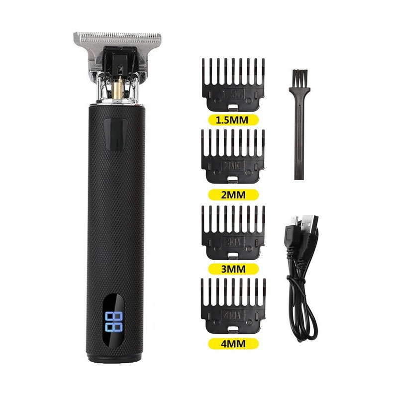 LCD Display Electric Shaver Men's Hair Clipper Beard Trimmer Rechargeable Hair Cutting Machine Barber Shaver Electric Razor For Men's Style 