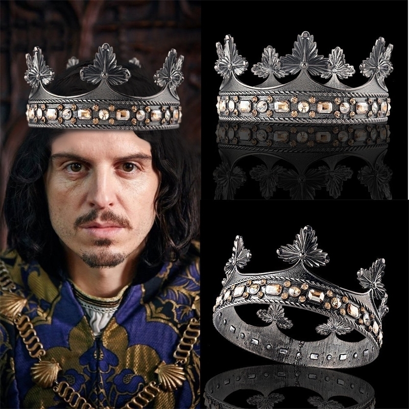 Wedding Hair Jewelry Baroque Champagn Crystal Full Round Black Big Tiaras Royal King Men Crowns Boys Vintage Prom Costume Prince Accessories 221109
Wedding Hair Jewelry Baroque Champagn Crystal Full Round Black Big Tiaras Royal King Men Crowns Boys Vintage Prom Costume Prince Accessories 221109