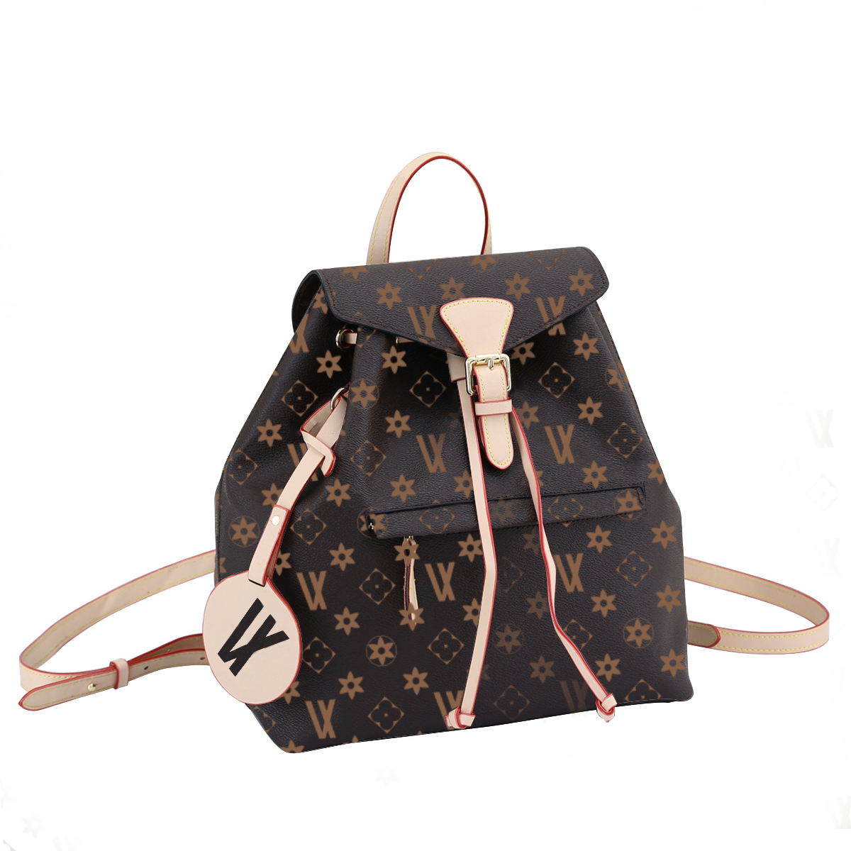 High Quality Women's Backpack Style Outdoor Leisure Fashion Women's Bag Letter Print Backpack Old Flower Schoolbag
High Quality Women's Backpack Style Outdoor Leisure Fashion Women's Bag Letter Print Backpack Old Flower Schoolbag