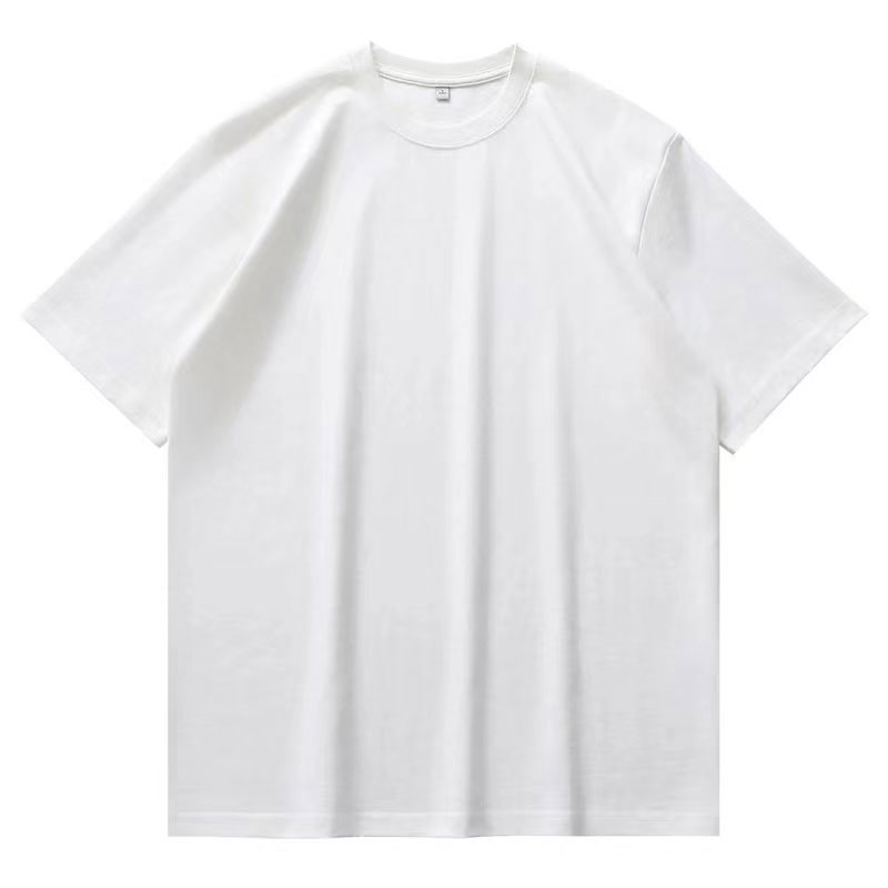 Summer Tops Small White T Impermeable Cotton Short Sleeve T-shirt Solid Color Unisex Loose Round Neck T-shirt ins, Customize
Summer Tops Small White T Impermeable Cotton Short Sleeve T-shirt Solid Color Unisex Loose Round Neck T-shirt ins, Customize