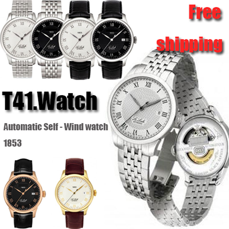 New T041 Watch Automatic Movement Mechanical Hand-winding Watch Mens T41.5.423.53 T41542353 Watches Sports Stainless Steel Watch Classic Leather Watches Calendar
New T041 Watch Automatic Movement Mechanical Hand-winding Watch Mens T41.5.423.53 T41542353 Watches Sports Stainless Steel Watch Classic Leather Watches Calendar