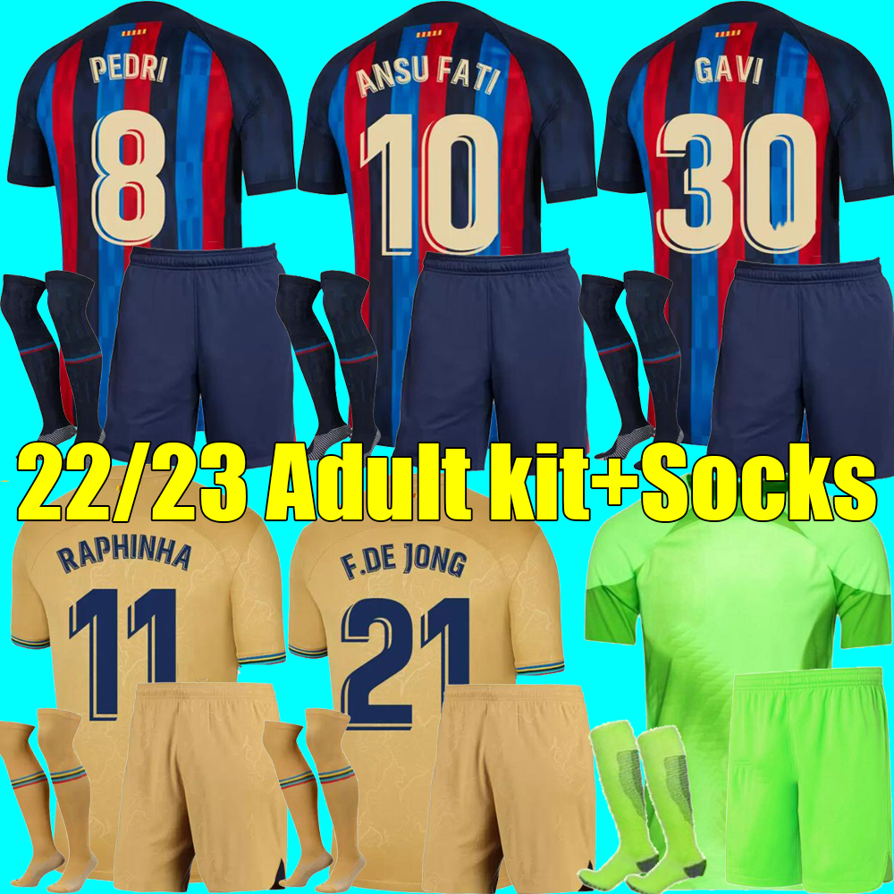 MAN 22 23 GAVI MEMPHIS PEDRI BARCA soccer jersey 2022 2023 ANSU FATI LEWANDOWSKI FERRAN KESSIE F. DE JONG RAPHINHA Camisetas de football shirt, 22/23 3rd+socks
MAN 22 23 GAVI MEMPHIS PEDRI BARCA soccer jersey 2022 2023 ANSU FATI LEWANDOWSKI FERRAN KESSIE F. DE JONG RAPHINHA Camisetas de football shirt, 22/23 3rd+socks
