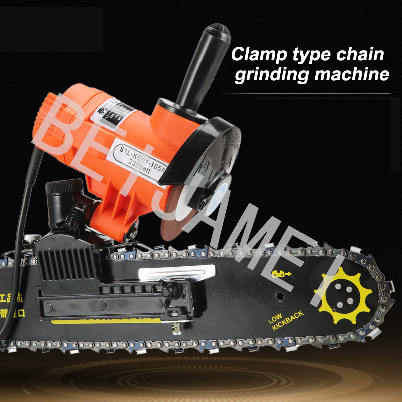 220V 85W Clip Type Grinding Chain Machine Portable Electric Chainsaw Chain Sharpener Chain Saw Sharpener Tool
