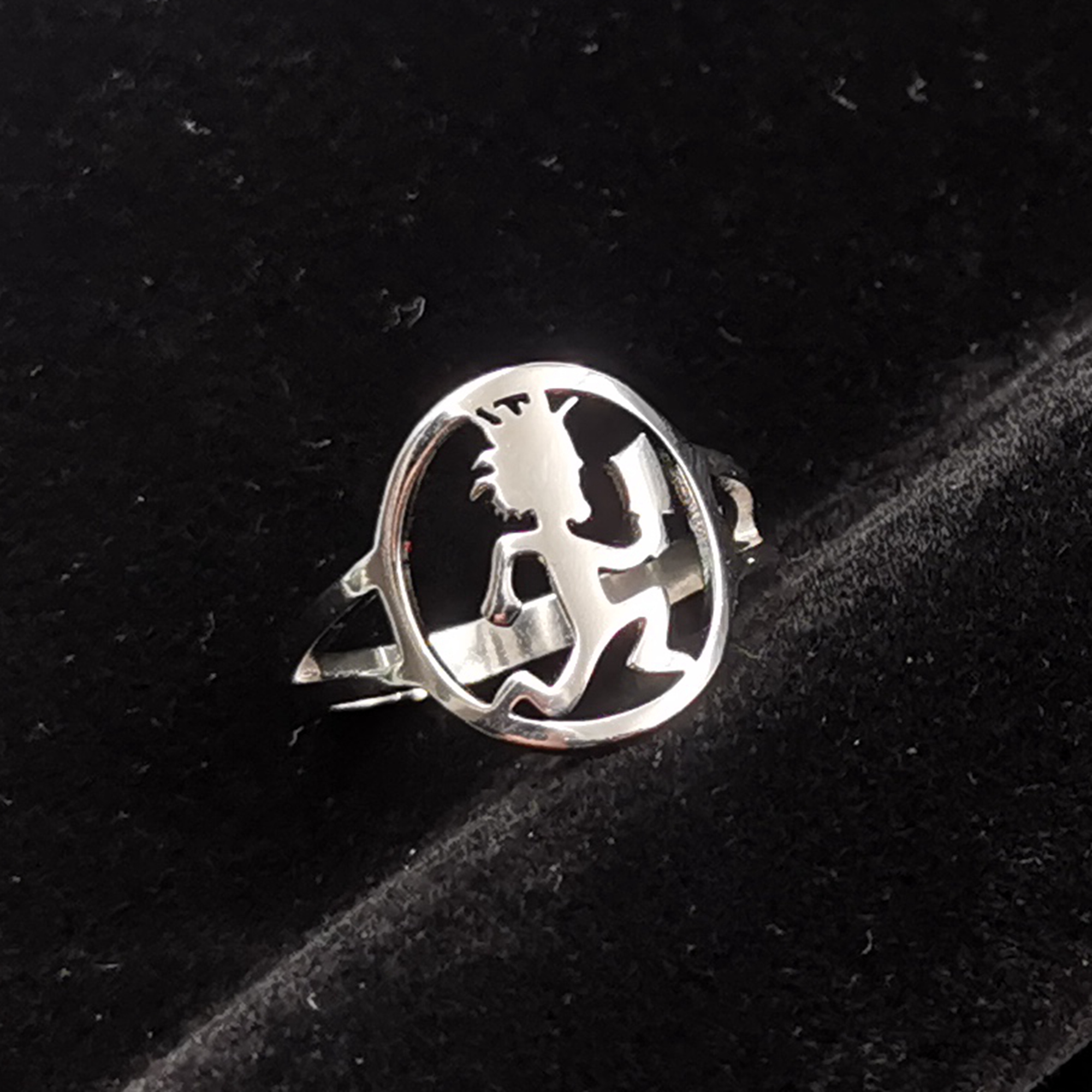 Mens Hatchetman ICP Ring Stainless Steel Fashion Polished Silver Juggalo Rings For Friends Jewelry 7-10# Christmas Gift for Friends