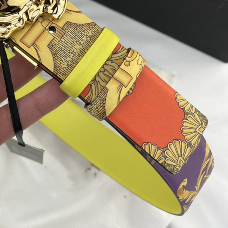 Head picture Mens premium quality belt 40mm luxury brand designer womens belt fashion casual style both sides can be made of real cowhide never crease waistbands 21