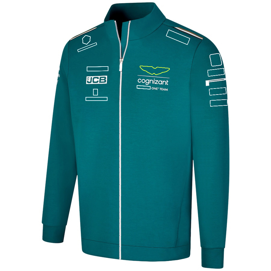 2023 F1 Team Formula 1 Racing Driver Full Zip Jacket New Season Sweatshirt Spring Autumn Casual Car Fans Men Women Sweat Custom free shippi