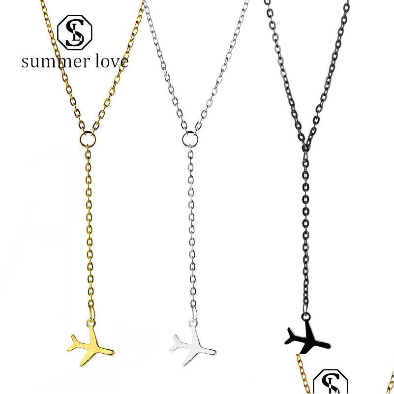 Pendant Necklaces New Fashion Plan Airplane Pendantclavicle Necklace For Women Gold Sier Black Y Shape Chain Layered Tiny Da Dhgarden Dh1Wu
Pendant Necklaces New Fashion Plan Airplane Pendantclavicle Necklace For Women Gold Sier Black Y Shape Chain Layered Tiny Da Dhgarden Dh1Wu