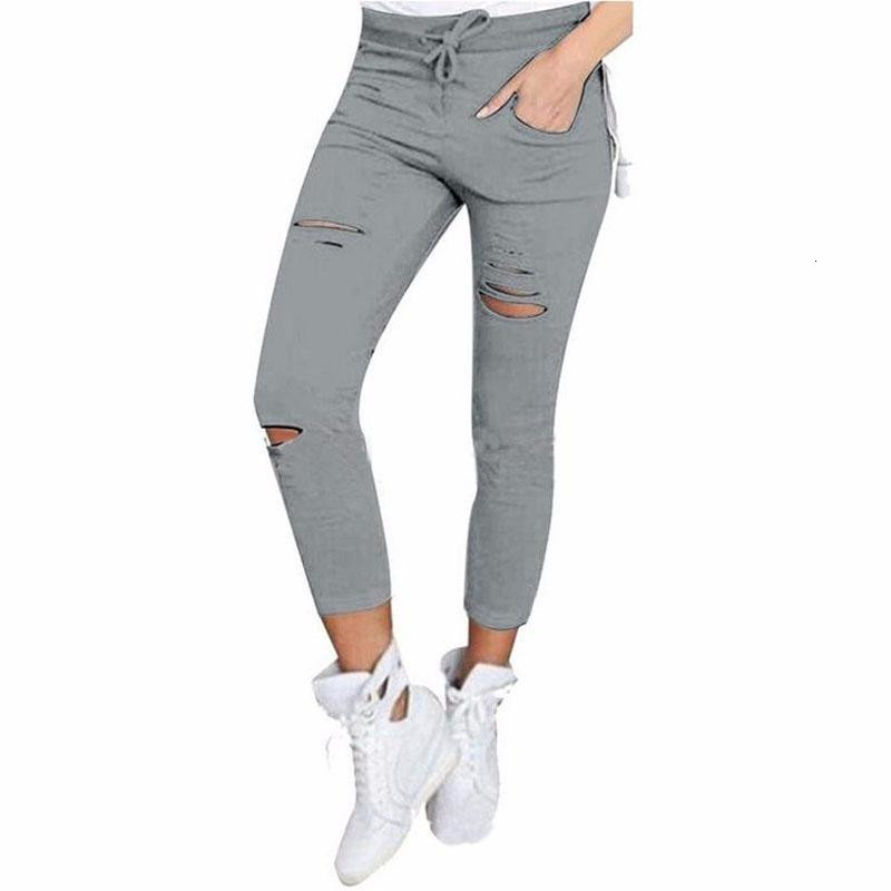 Women's Jeans Ripped For Women Trousers Stretch Pencil Pants Legging 230330