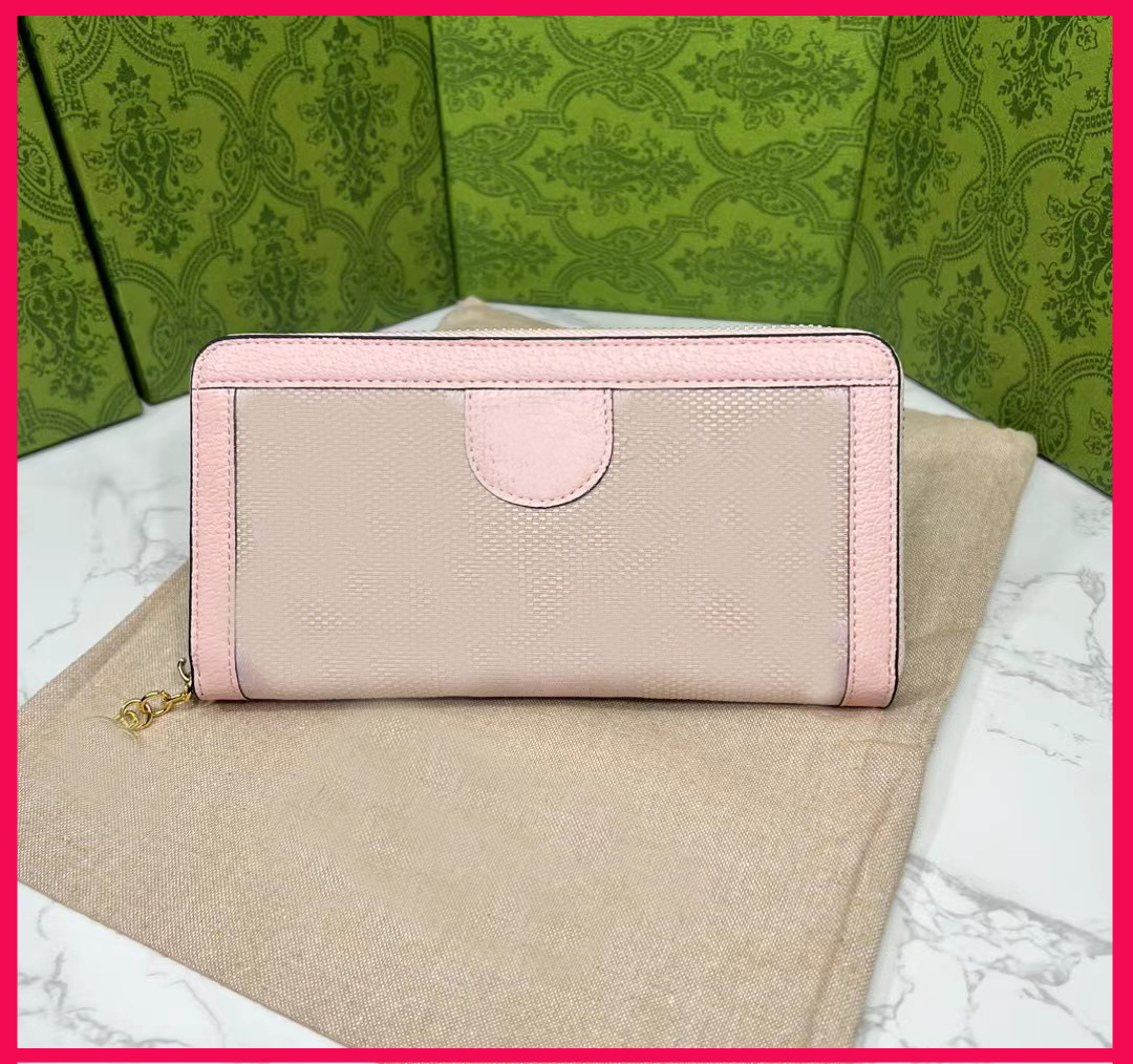 G- 2023 New Womens Wallets Holders Purses High Quality leather women wallet long styles Zipper card Holder pink blue brown 4 color with box wholesale 523154
G- 2023 New Womens Wallets Holders Purses High Quality leather women wallet long styles Zipper card Holder pink blue brown 4 color with box wholesale 523154
