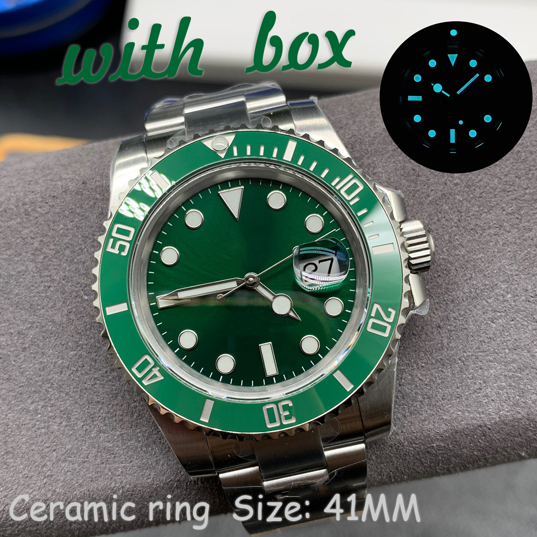 watch Mens Watch High Quality Ceramic Ring Designer Watch for men 41MM Stainless Steel Sapphire Glass Waterproof Night Glow Luxury Watch AAA+Quality automatic Watch