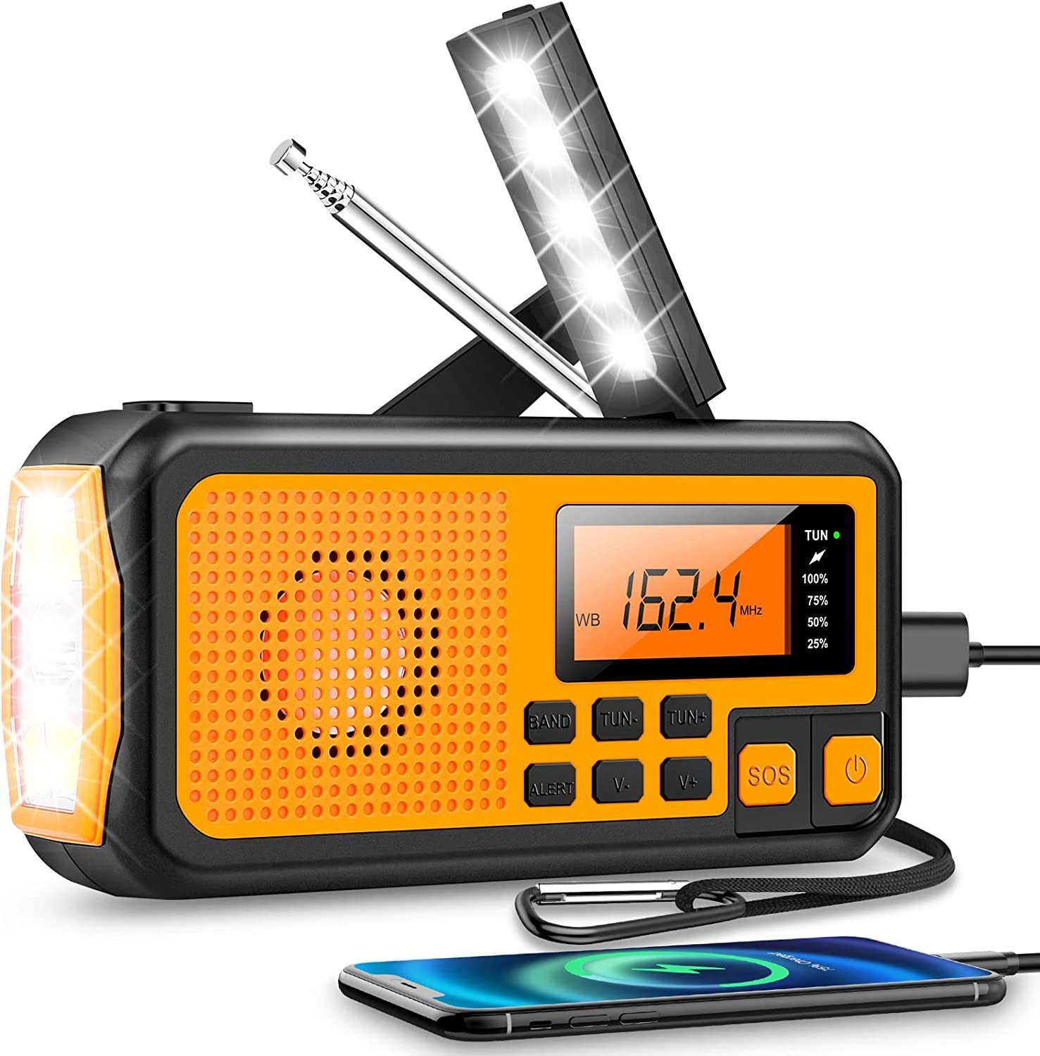 Radio 2023 Dab Fm AM Bluetooth Emergency Solar Receiver Hand Crank Dynamo Outdoor Led sos s 230331
Radio 2023 Dab Fm AM Bluetooth Emergency Solar Receiver Hand Crank Dynamo Outdoor Led sos s 230331
