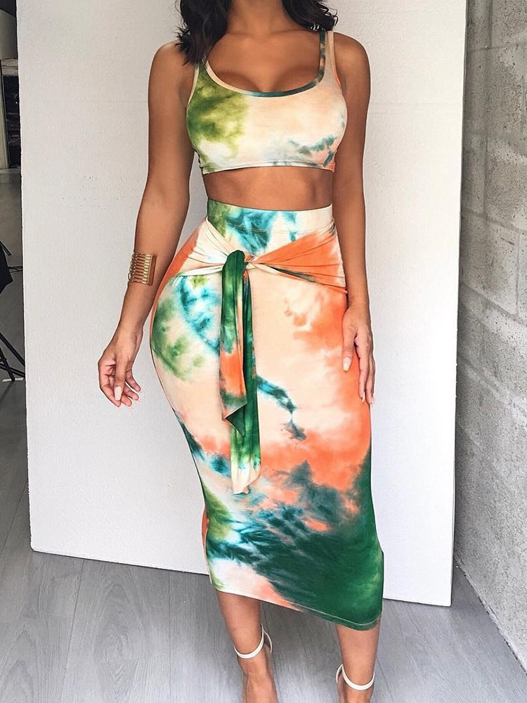 Two Piece Dress Women's Lace Two Piece Leggings Two Piece Bandage Short Top Skirt Suit Dress Club Party Dress Sexy Ladies Suit Nightclub Dress 23