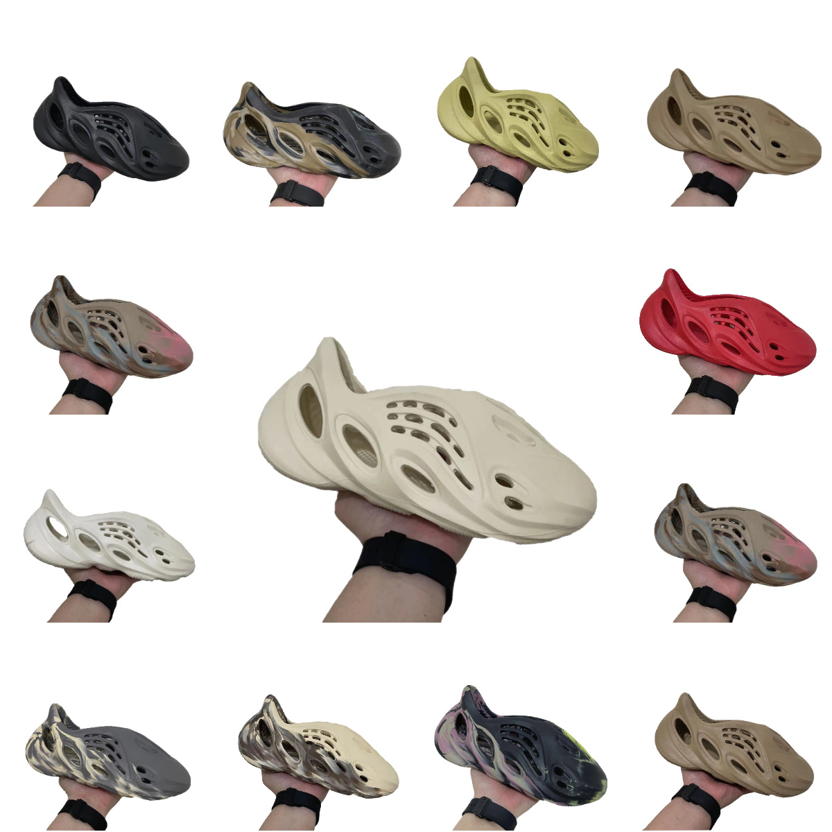 Men Women Designer Sandals Foam Runner RNR Yeezys Yezzys Yeezzys Onyx Stone Sage Sand Ochre Sulfur MX Carbon Mineral Blue Vermillion Slides, 15
Men Women Designer Sandals Foam Runner RNR Yeezys Yezzys Yeezzys Onyx Stone Sage Sand Ochre Sulfur MX Carbon Mineral Blue Vermillion Slides, 15
