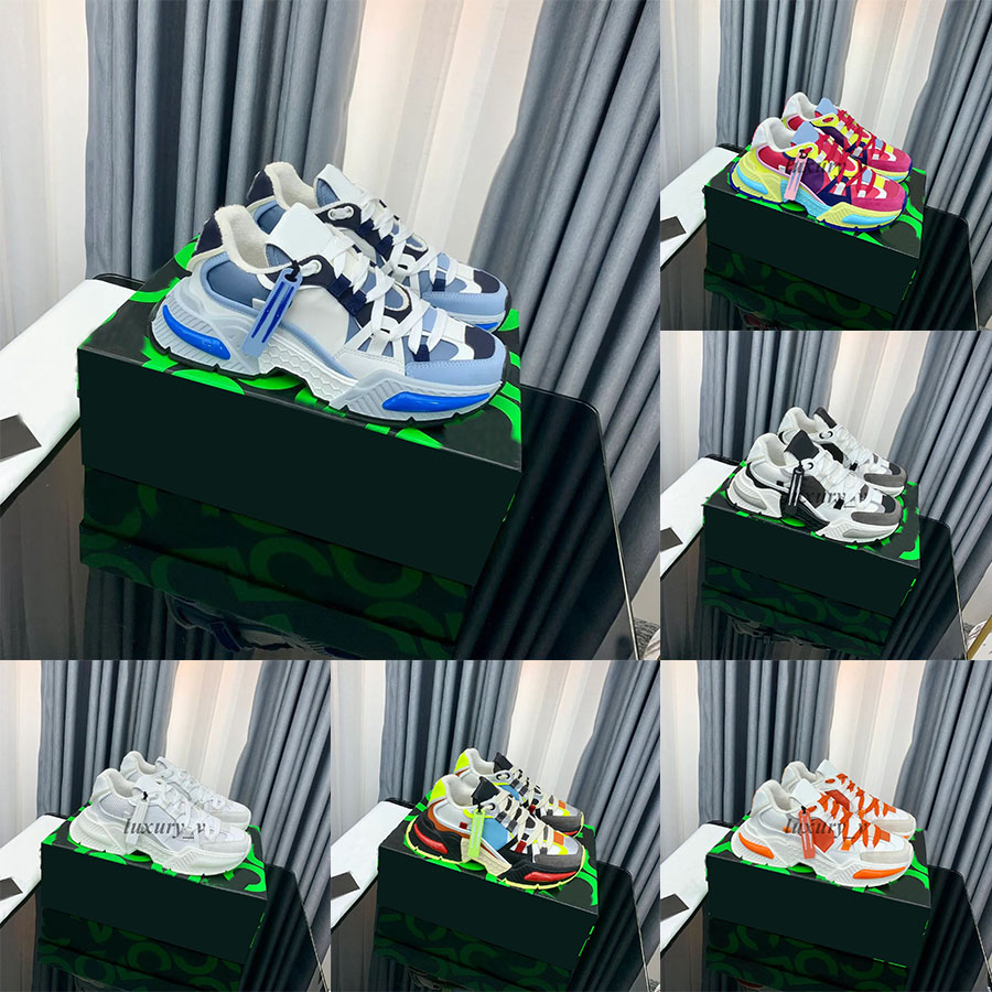 Airmaster Sneakers Designer Casual Shoes Women Men Sports Shoe Mixed-material Fashion Sneaker Daymaster Contrasting Calfskin Suede Rubber Trainers, 14
Airmaster Sneakers Designer Casual Shoes Women Men Sports Shoe Mixed-material Fashion Sneaker Daymaster Contrasting Calfskin Suede Rubber Trainers, 14