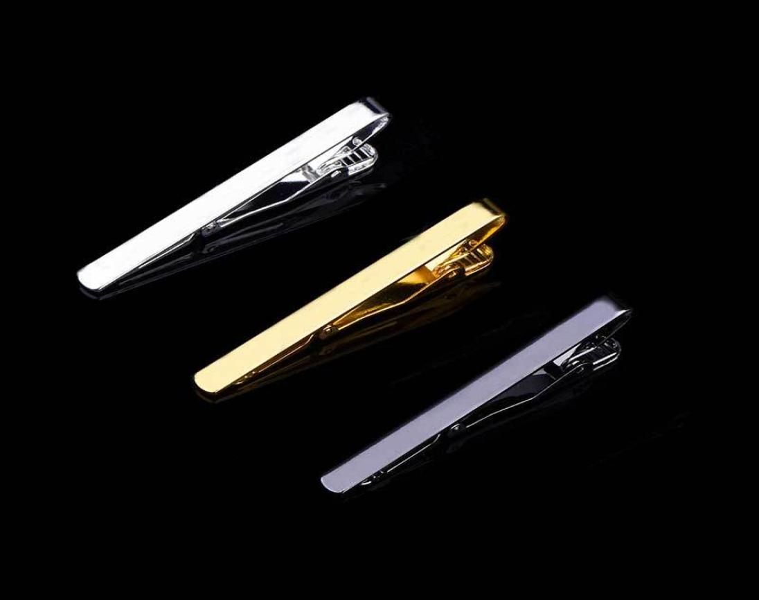Simple Metal Silver Gold Tie Clip For Men Wedding Necktie Clasp Clip Gentleman Tie Bar Clasp Practical Tie Pin for Men Jewelry Gif
