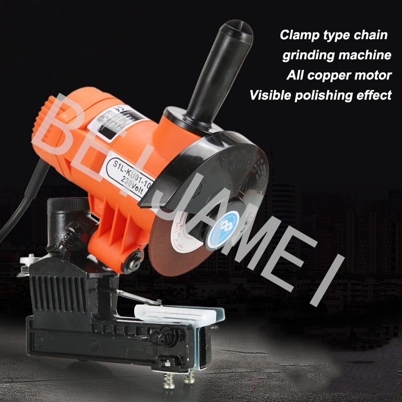 220V 85W Clip Type Grinding Chain Machine Portable Electric Chainsaw Chain Sharpener Chain Saw Sharpener Tool