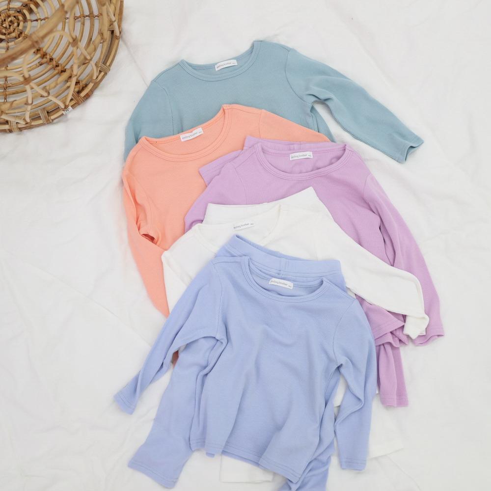 Pajamas Baby Boys Girls Pajamas Set Ribbon Pajamas Candy Color Toddler Cotton Pajamas Baby Pajamas Family Set 2PCS Clothing 1-7Y 230331