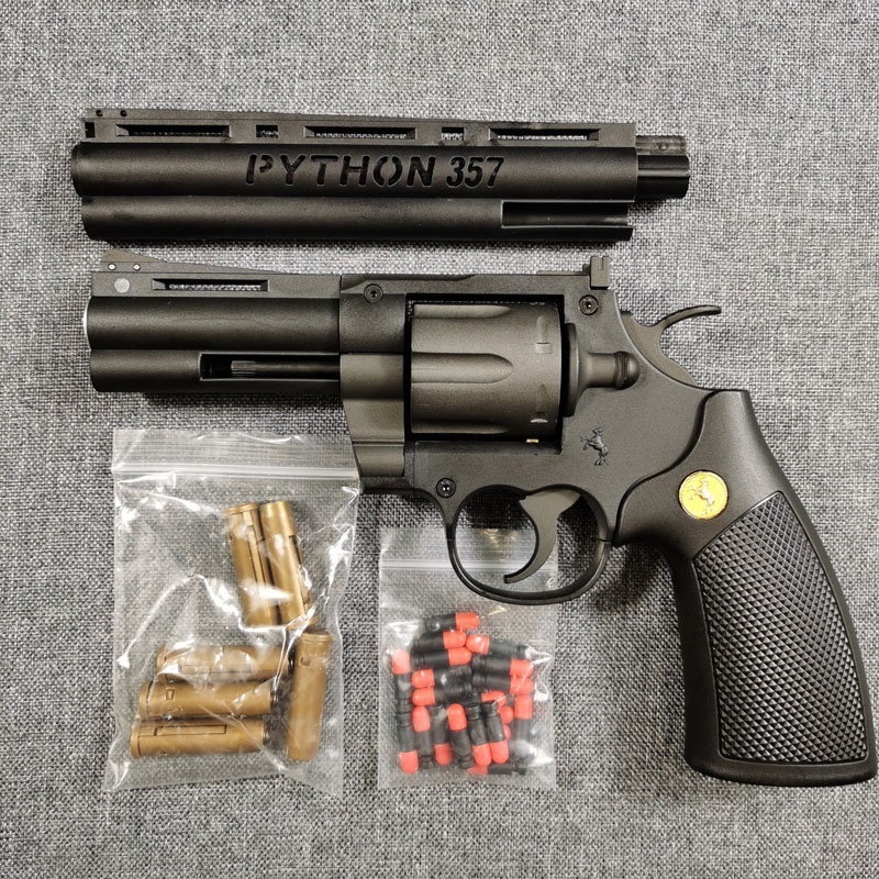 Colt Python Double Action Revolver Toy Gun Pistol Blaster Launcher Soft Bullet Shooting Model For Adults Boys Birthday Gifts
Colt Python Double Action Revolver Toy Gun Pistol Blaster Launcher Soft Bullet Shooting Model For Adults Boys Birthday Gifts
