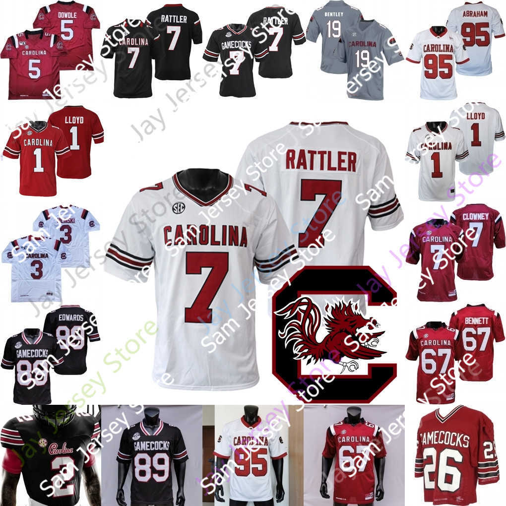 South Carolina Gamecock Football Jersey NCAA College Spencer Rattler Jalen Brooks Marcellas Dial Wells Jr. Lloyd Bell Clowney Burch Williams McDowell Reed Johnson, Black
South Carolina Gamecock Football Jersey NCAA College Spencer Rattler Jalen Brooks Marcellas Dial Wells Jr. Lloyd Bell Clowney Burch Williams McDowell Reed Johnson, Black