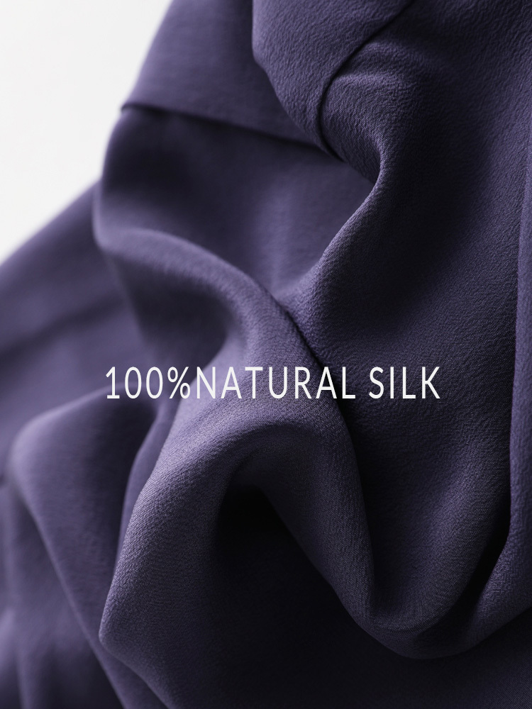 Women's Pants Capris SuyaDream Women's Wide Leg Pants 100% Silk Solid Elastic Waist Ankle Length Office Spring Autumn Fashion Trousers Black