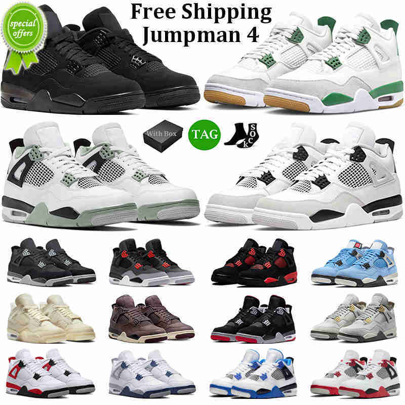 OG J4 With Box Jumpman 4 Basketball Shoes Men Women 4s Black Cat Pine Green Seafoam Military Black Red Thunder Midnight Navy Mens, #14
OG J4 With Box Jumpman 4 Basketball Shoes Men Women 4s Black Cat Pine Green Seafoam Military Black Red Thunder Midnight Navy Mens, #14