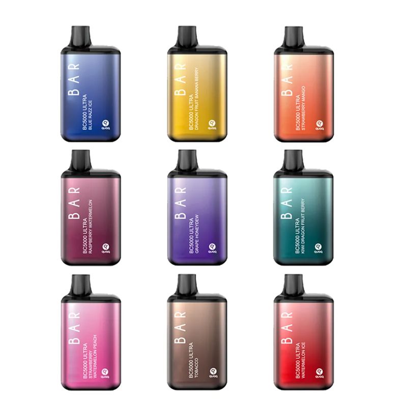 BC5000 Ultra Disposable E cigarettes 5000 Puffs Vape Pen 13ml Prefilled Mesh Coil Pods Cartridges 650mAh Rechargeable Battery Vaporizer bars
BC5000 Ultra Disposable E cigarettes 5000 Puffs Vape Pen 13ml Prefilled Mesh Coil Pods Cartridges 650mAh Rechargeable Battery Vaporizer bars