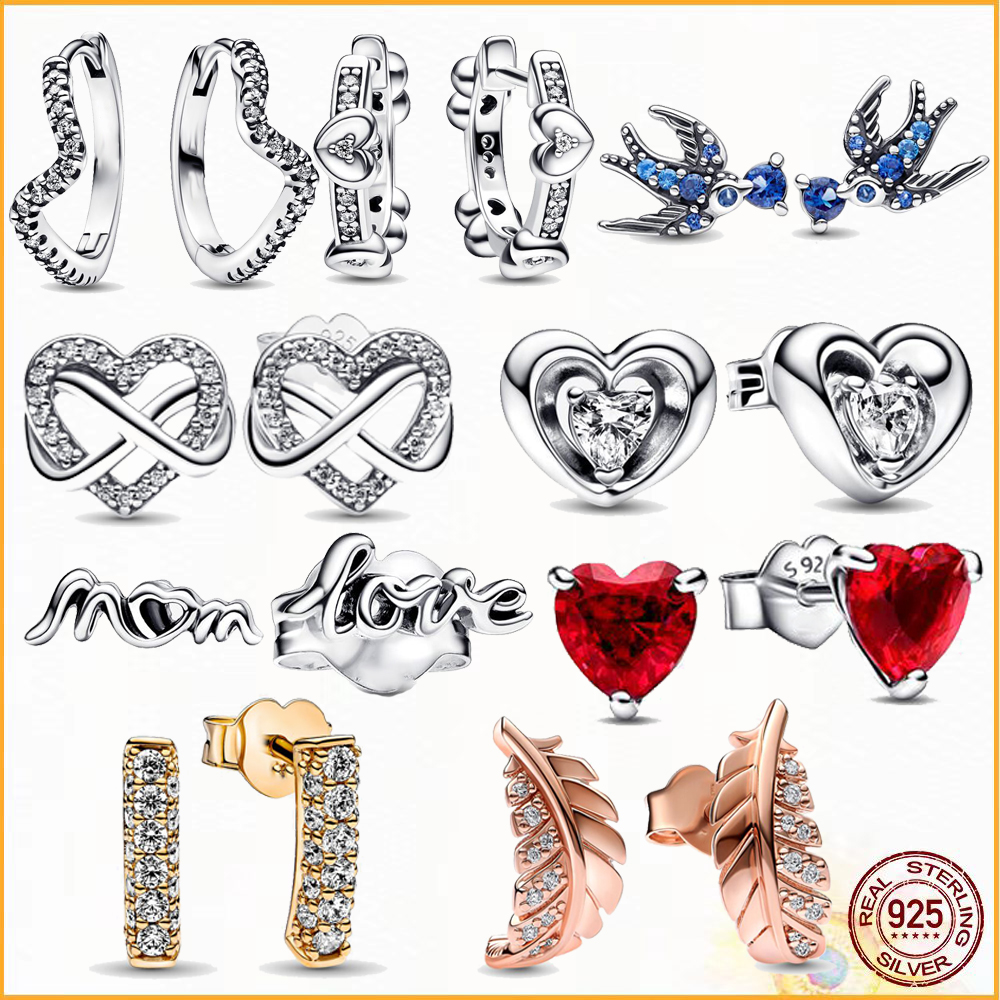 Pandora Charm Sparkling Infinity Heart Stud Earrings 925 Sterling Silver Women Fashion Boutique Gift Anniversary Birthday Gift
Pandora Charm Sparkling Infinity Heart Stud Earrings 925 Sterling Silver Women Fashion Boutique Gift Anniversary Birthday Gift