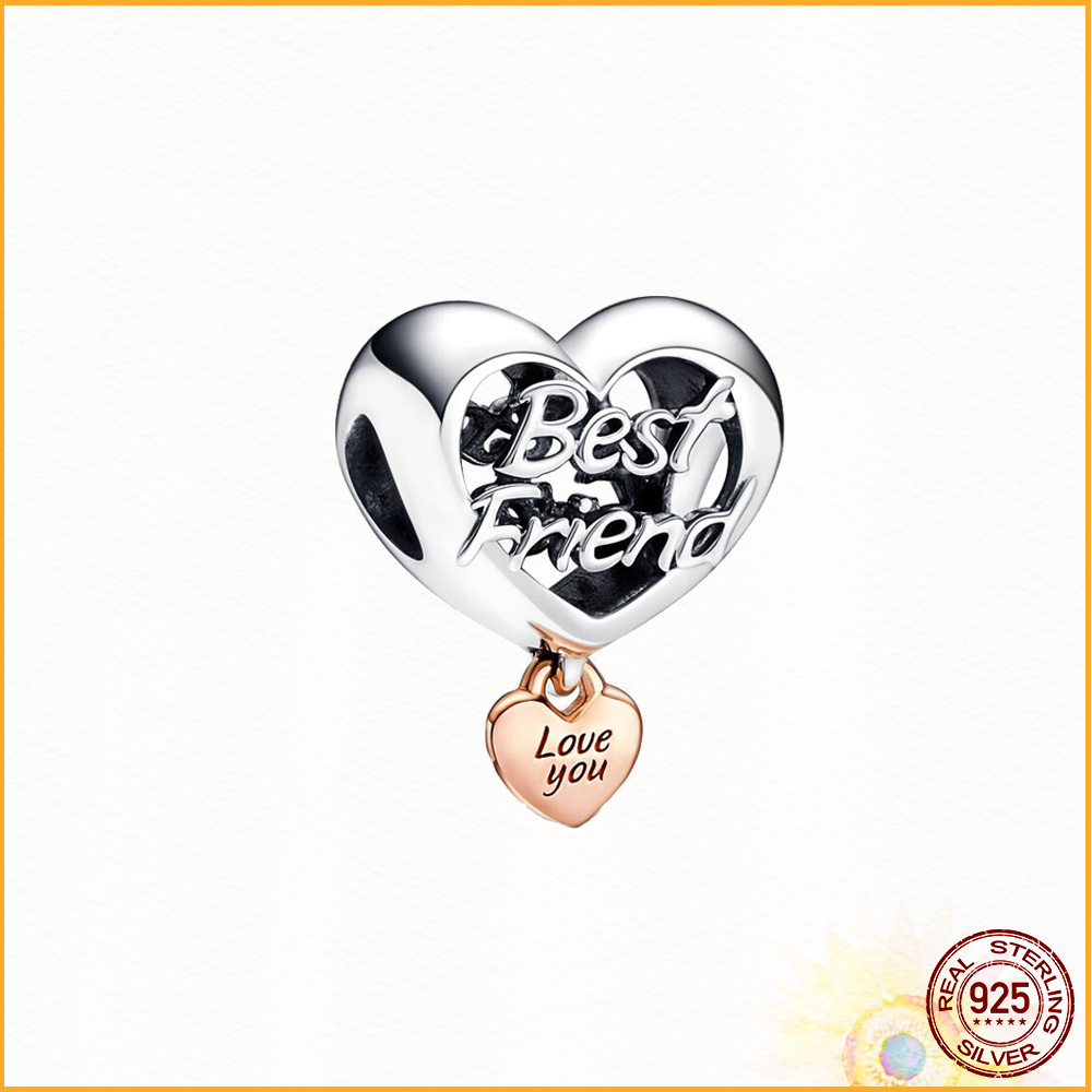925 Sterling Silver Family Members Charm Pearl Is Suitable For Primitive Bracelet Womens Jewelry Gift Fashion Accessories Free Wholesale Freight