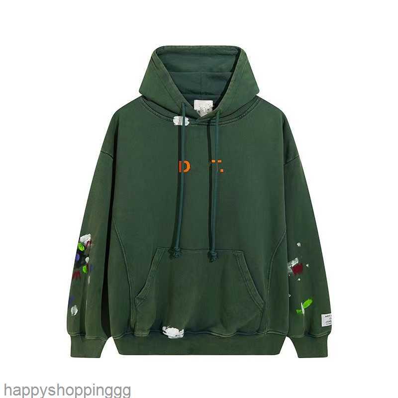 Men's Hoodies Sweatshirts Galleryes Dept Speckle Hand Painted Letter Print Washed Old High Street Loose Pullovers1, Dark green
Men's Hoodies Sweatshirts Galleryes Dept Speckle Hand Painted Letter Print Washed Old High Street Loose Pullovers1, Dark green