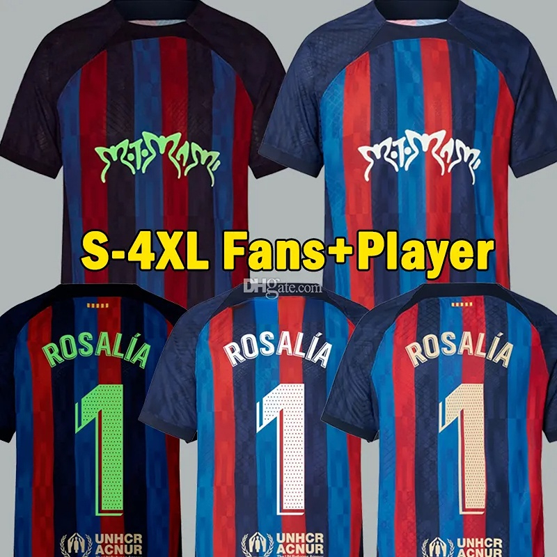 Lewandowski Rosalia Motomami soccer jerseys 22 23 Camisetas de ANSU FATI Limited Edition Fans Player Version Raphinha GAVI bArcElOnAs Football Shirts XXXL 4XL, Rosalia white fonts patch
Lewandowski Rosalia Motomami soccer jerseys 22 23 Camisetas de ANSU FATI Limited Edition Fans Player Version Raphinha GAVI bArcElOnAs Football Shirts XXXL 4XL, Rosalia white fonts patch