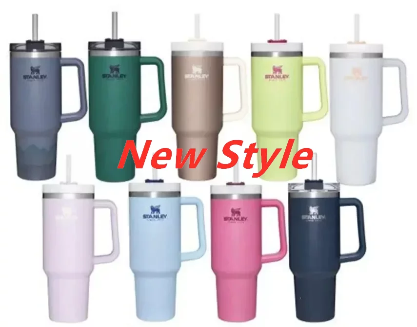 stanley Logo 40oz stainless steel tumbler handle lid straw big capacity beer mug water bottle coating outdoor camping cup vacuum insulated drinking, Multi-color
stanley Logo 40oz stainless steel tumbler handle lid straw big capacity beer mug water bottle coating outdoor camping cup vacuum insulated drinking, Multi-color