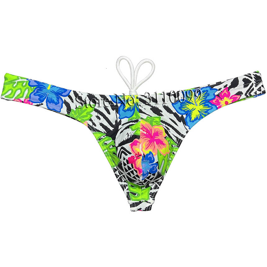 Swim Wear Men s Bikin Surfing Trunksi wear Underwear Ice Silk Lining Thong Beachwear 230420