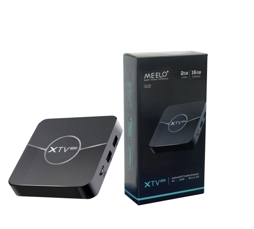 Meelo XTV Box Smart TV Box Android 11 Amlogic S905W2 XTV SE2 2GB RAM 16GB ROM IPTV Dual WiFi streamer set-top box magnum OTT
Meelo XTV Box Smart TV Box Android 11 Amlogic S905W2 XTV SE2 2GB RAM 16GB ROM IPTV Dual WiFi streamer set-top box magnum OTT