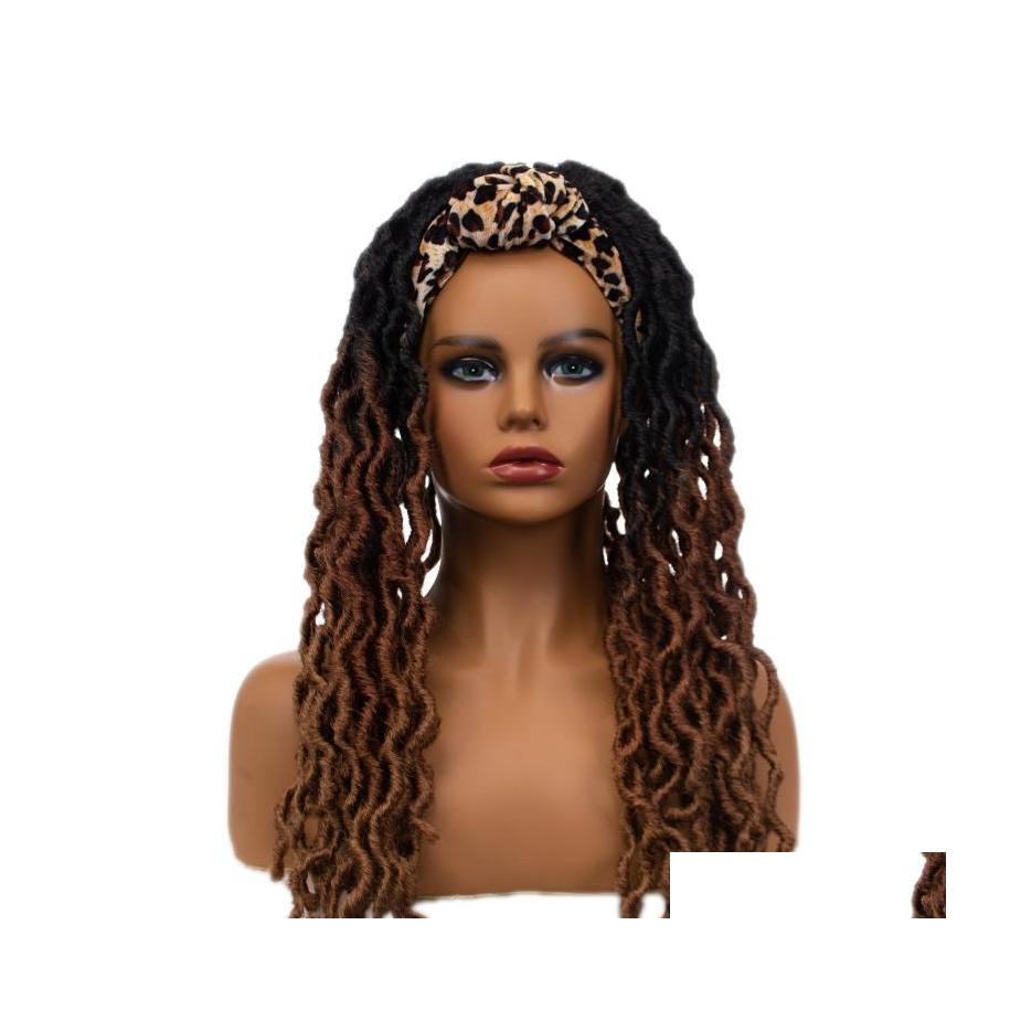 Synthetic Wigs Vades Headband Dreadloc Hair Wig Long Black Brown Soft Faux Locs Braiding Crochet Twist For Women Drop Delivery Produc Dhzvm, A1
Synthetic Wigs Vades Headband Dreadloc Hair Wig Long Black Brown Soft Faux Locs Braiding Crochet Twist For Women Drop Delivery Produc Dhzvm, A1